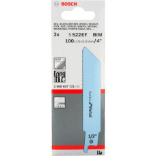 Bosch Säbelsägeblatt S 522 EF Flexible for Metal, 2 Stück(Länge 100mm)