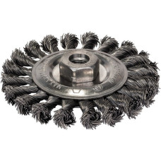 Bosch Scheibenbürste Heavy for Metal, Ø 115mm, gezopft(0,5mm Stahldraht, M14, für Winkelschleifer)