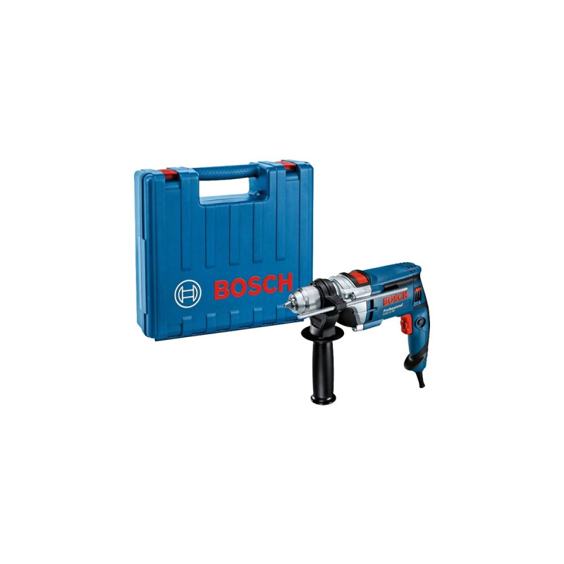 Bosch Schlagbohrmaschine GSB 16 RE Professional(blau/schwarz, 750 Watt, Koffer)