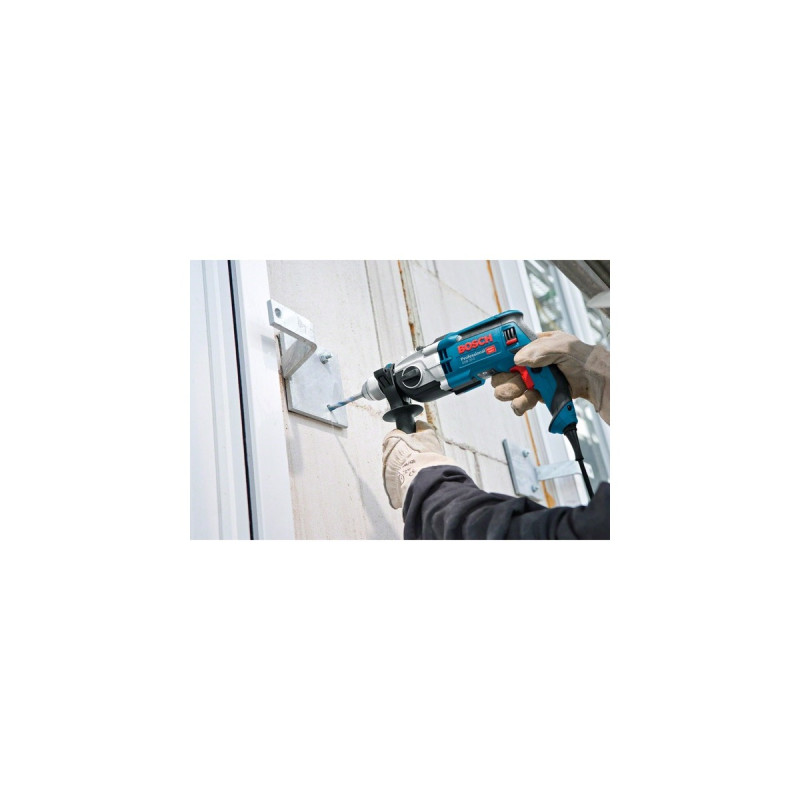 Bosch Schlagbohrmaschine GSB 20-2 Professional(blau/schwarz, 850 Watt, L-CASE + Steinbohrer-Set)