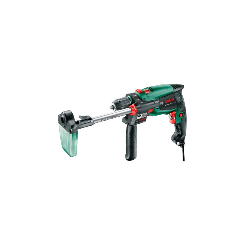 Bosch Schlagbohrmaschine UniversalImpact 700 + Drill Asistant(grün/schwarz, 701 Watt, Koffer)