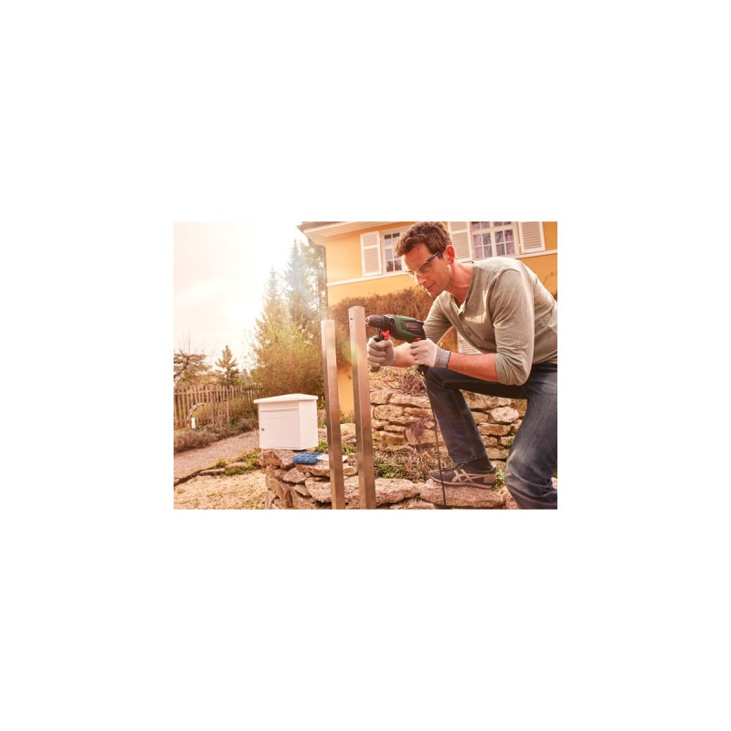 Bosch Schlagbohrmaschine UniversalImpact 800(grün/schwarz, 800 Watt, Koffer)