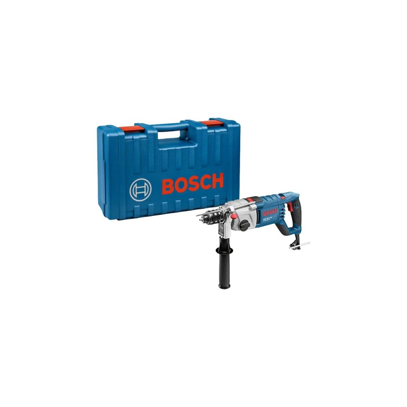 Bosch Schlagbohrschrauber GSB 162-2 RE Professional, Schlagbohrmaschine(blau, 1.500 Watt, Koffer)
