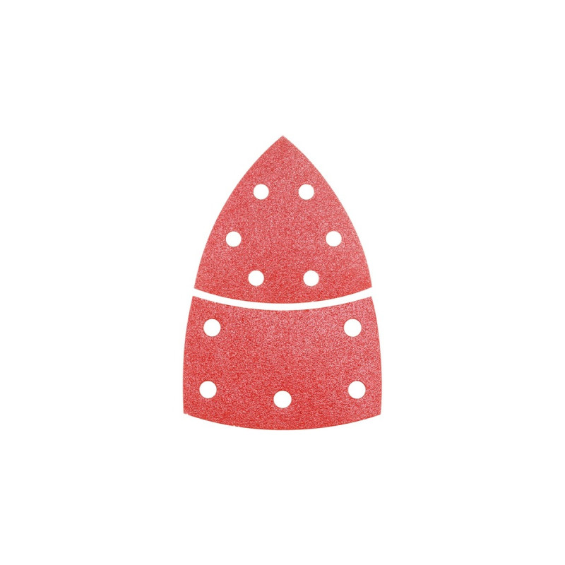 Bosch Schleifblatt C430 Expert for Wood and Paint, 102 x 62 / 93mm, K40(10 Stück, für Multischleifer)