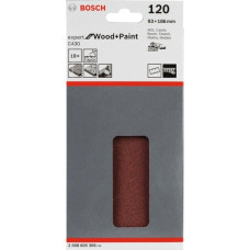 Bosch Schleifblatt C430 Expert for Wood and Paint, 93x186mm, K120(10 Stück, für Schwingschleifer)