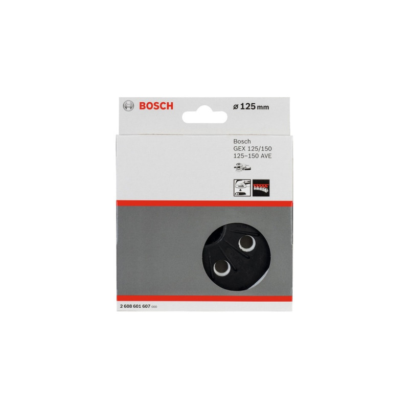 Bosch Schleifteller mittelhart, Ø 125mm(schwarz)