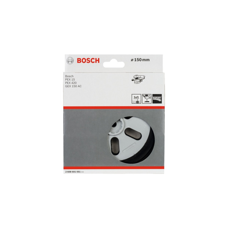 Bosch Schleifteller weich, Ø 150mm(schwarz)