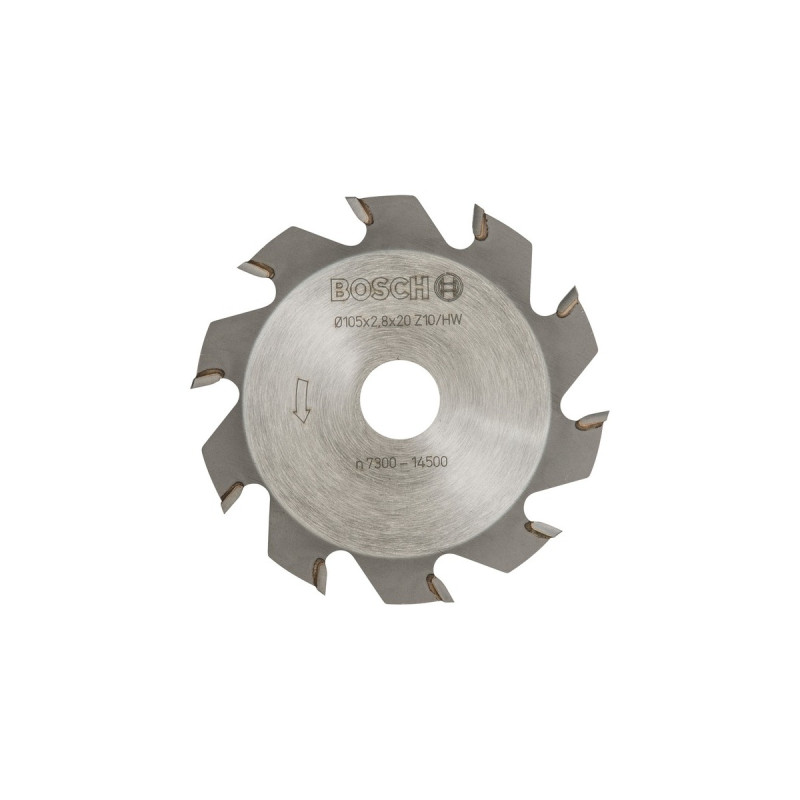 Bosch Schlitzfräser Ø 105mm x 20mm, 10Z(für Schattenfugenfräse GUF 4-22 A und PSF 22 A)