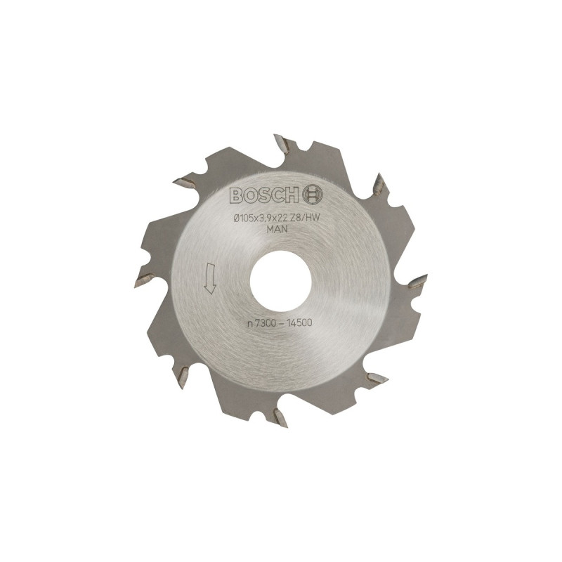 Bosch Schlitzfräser Ø 105mm x 22mm, 8Z(für Flachdübelfräse GFF 22 A Professional)