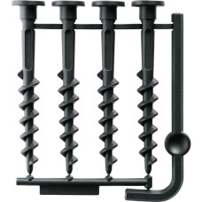 Bosch Schrauben für Indego Ladestation(schwarz, 4 Stück)