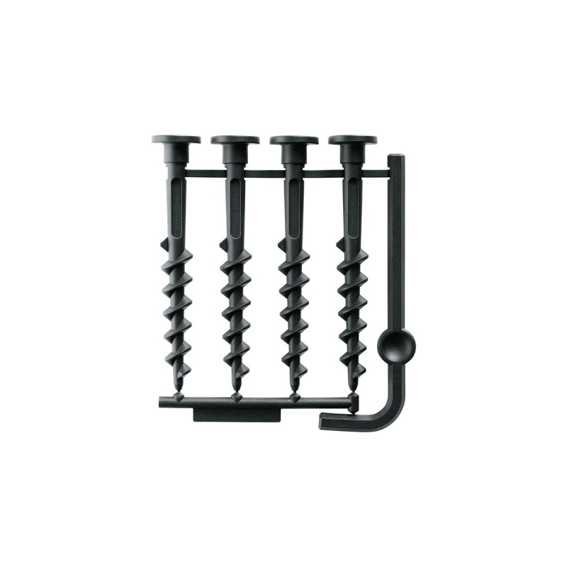 Bosch Schrauben für Indego Ladestation(schwarz, 4 Stück)