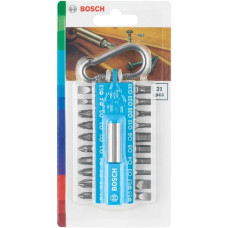 Bosch Schrauberbit-Set mit Snap-hook, Bit-Satz(hellblau, 21-teilig)