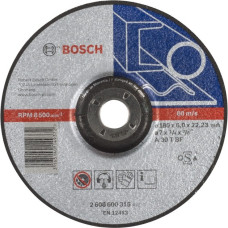 Bosch Schruppscheibe Expert for Metal, Ø 180mm, Schleifscheibe(Bohrung 22,23mm, A 30 T BF, gekröpft)
