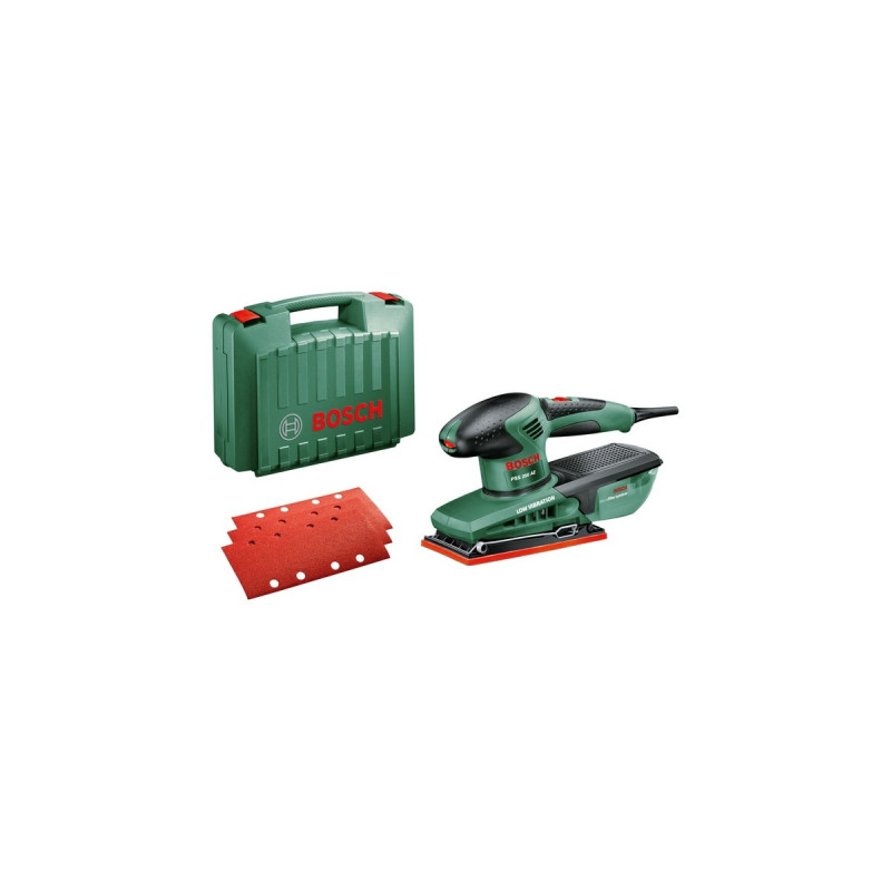 Bosch Schwingschleifer PSS 250 AE(grün/schwarz, 250 Watt, Koffer)