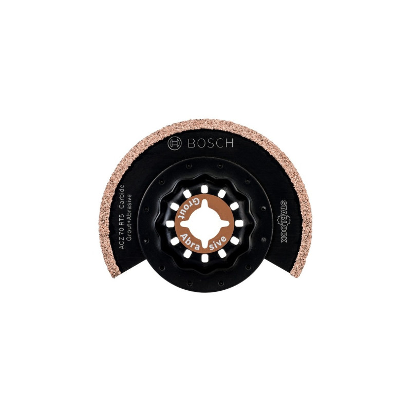 Bosch Segmentsägeblatt ACZ 70 RT5 Grout + Abrasive, Ø 70mm(Carbide-RIFF)