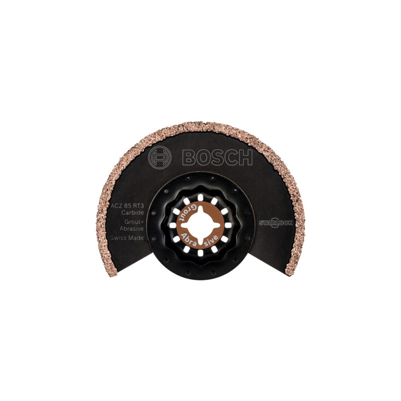 Bosch Segmentsägeblatt ACZ 85 RT3 Grout + Abrasive, Ø 85mm(10 Stück, Carbide-RIFF)