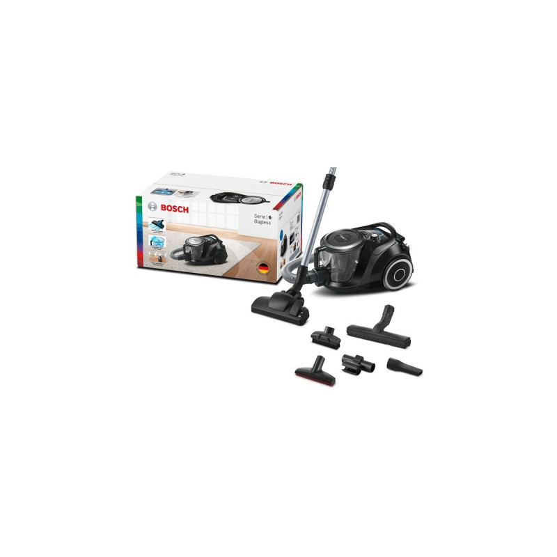 Bosch Serie | 6 BGC41XSIL, Bodenstaubsauger(schwarz)