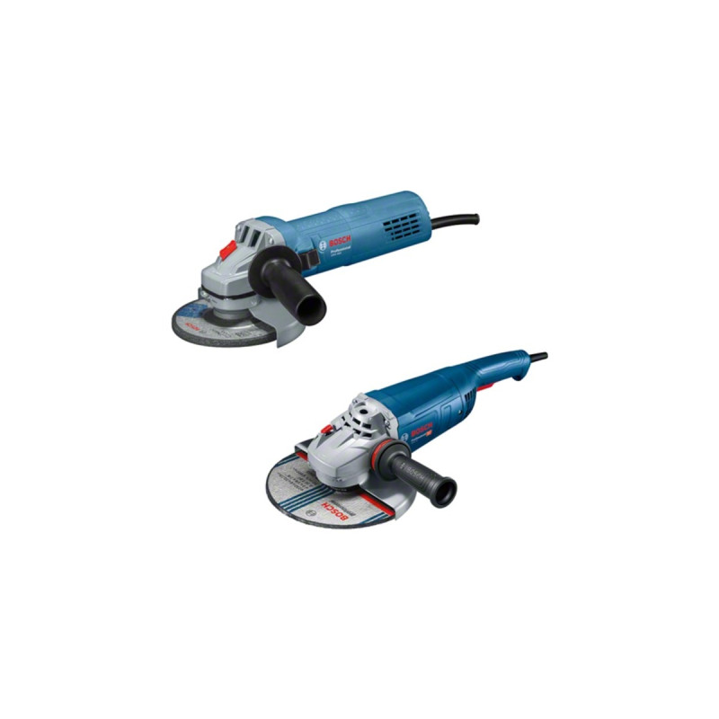 Bosch Set Winkelschleifer GWS 22-230 J Professional +GWS 880 Professional(blau, 2.200 Watt, 880 Watt)