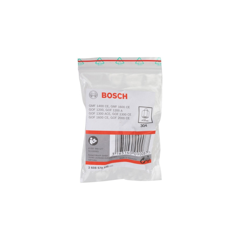 Bosch Spannzange Ø 10mm, Spannmutter SW 24mm(für Oberfräsen GOF / GMF)