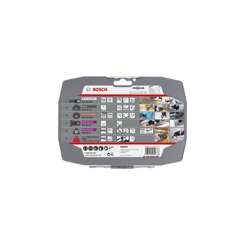 Bosch Starlock Best for Renovation 4+1, Sägeblatt-Satz(5-teilig, für Multifunktionswerkzeuge)