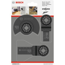 Bosch Starlock Holz-Basis-Set, 3-teilig, Sägeblatt-Satz(für Multifunktionswerkzeuge)
