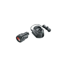 Bosch Starter-Set 12V (1,5Ah + GAL 1210 CV)(schwarz, Akku + Ladegerät)
