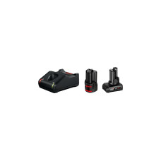 Bosch Starter-Set 12V (1x GBA 12V 2.0Ah + 1 x GBA 12V 4.0Ah + GAL 12V-40 Professional)(schwarz, 2x Akku + Ladegerät)