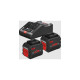 Bosch Starter Set 18V (2x ProCORE 18V 12.0Ah + GAL 18V-160 C Professional + GCY 42)(schwarz, 2x Akku + Ladegerät, inkl. Connectivity Modul, AMPShare Alliance)