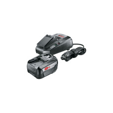 Bosch Starter-Set 18V (PBA 6.0Ah + AL 1830 CV), Ladegerät(schwarz, Akku + Ladegerät, POWER FOR ALL ALLIANCE)