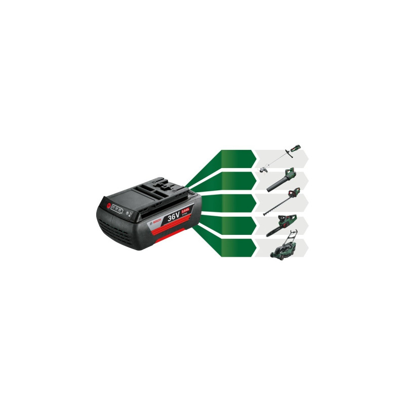 Bosch Starter-Set 36V (GBA 36V 6.0Ah + AL 36V-20), Ladegerät(schwarz, 36V POWER FOR ALL, Akku + Ladegerät)