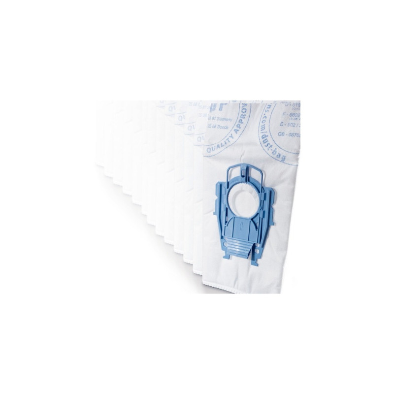 Bosch Staubsaugerbeutel BBZ123FP (12+3), Typ P(12 Stück +3 Micro-Hygienefilter)