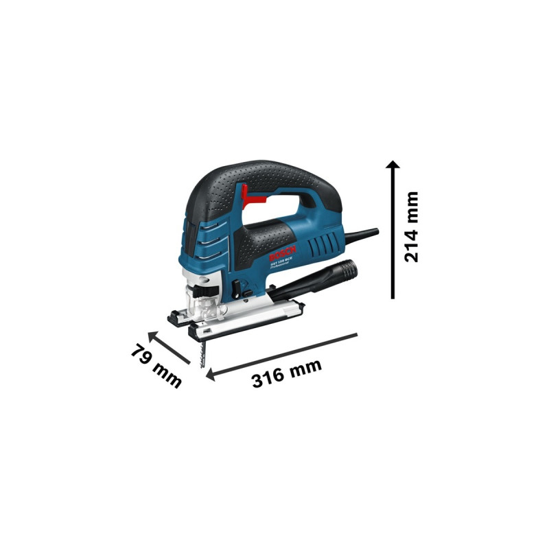 Bosch Stichsäge GST 150 BCE(blau, L-BOXX, 780 Watt)