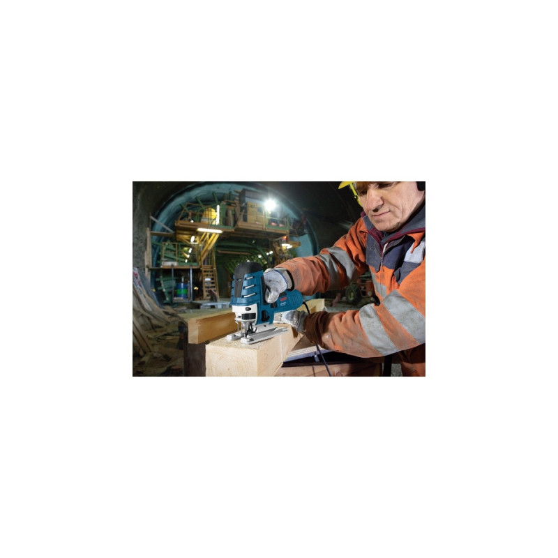 Bosch Stichsäge GST 150 CE Professional(blau/schwarz, 780 Watt, Koffer, Absaugset)