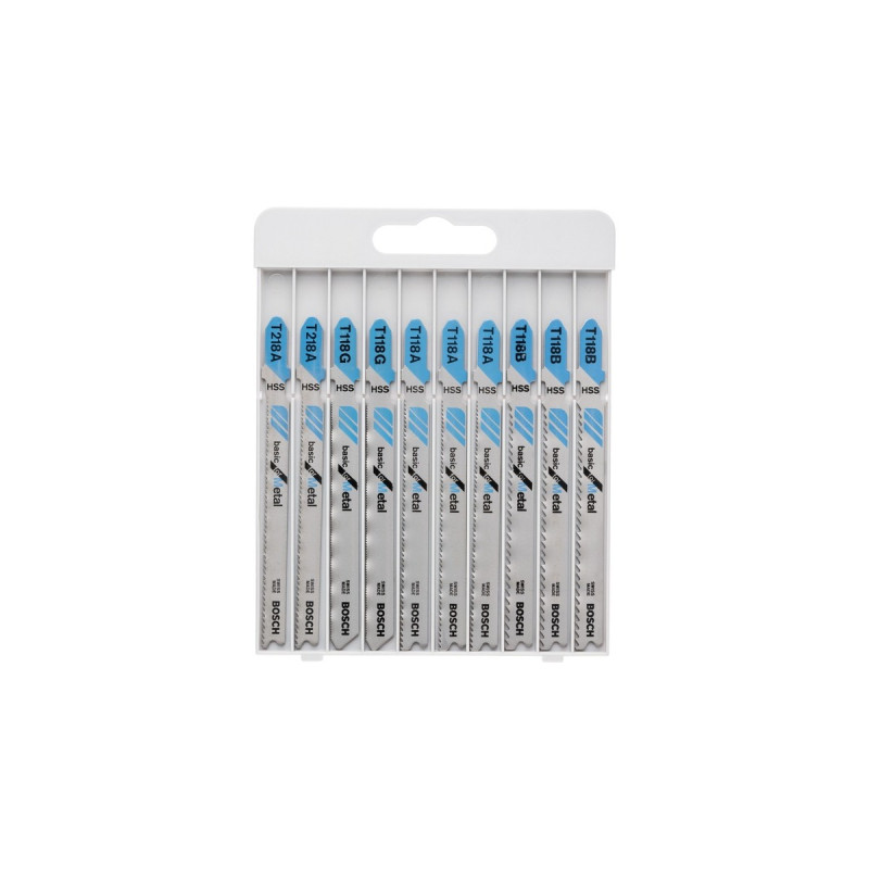 Bosch Stichsägeblatt-Satz Basic for Metal, 10-teilig