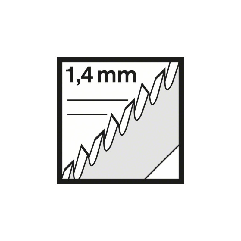 Bosch Stichsägeblatt T 101AO Clean for Wood, 83mm(3 Stück)