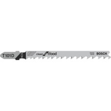 Bosch Stichsägeblatt T 101 D Clean for Wood, 100mm(25 Stück)