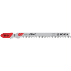 Bosch Stichsägeblatt T 102 H Clean for PVC, 100mm(3 Stück)