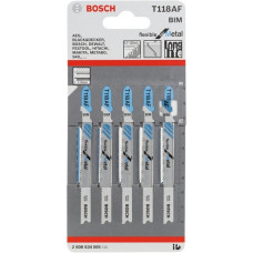 Bosch Stichsägeblatt T 118 AF Flexible for Metal, 92mm(5 Stück)