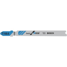 Bosch Stichsägeblatt T 118 A Basic for Metal, 92mm(5 Stück)