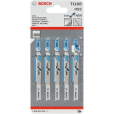 Bosch Stichsägeblatt T 118 B Basic for Metal, 92mm(5 Stück)