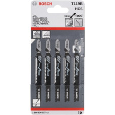 Bosch Stichsägeblatt T 119 B Basic for Wood, 92mm(5 Stück)