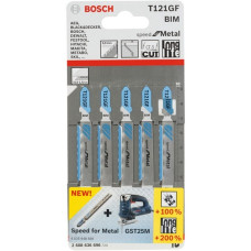 Bosch Stichsägeblatt T 121 GF Speed for Metal, 92mm(5 Stück)