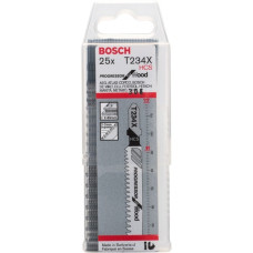 Bosch Stichsägeblatt T 234 X Progressor for Wood, 117mm(25 Stück)