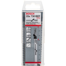 Bosch Stichsägeblatt T 301 BCP Precision for Wood, 117mm(25 Stück)