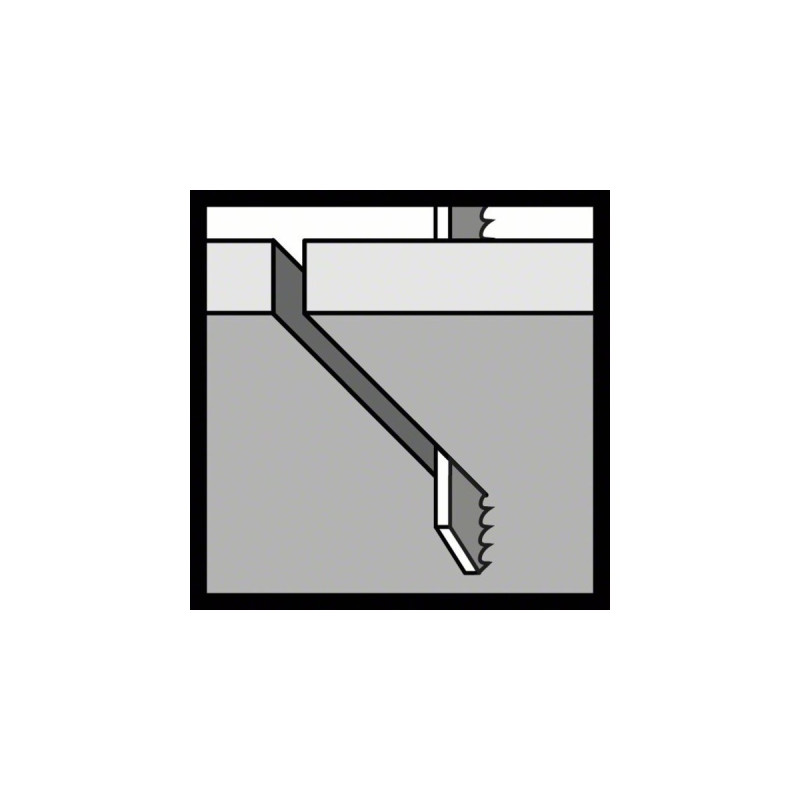 Bosch Stichsägeblatt T 718 BF Flexible for Metal-Sandwich, 180mm(3 Stück)