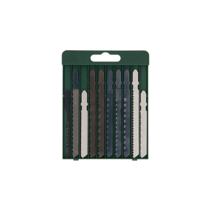 Bosch Stichsägeblattbox Holz/Metall/Kunststoff, 10-teilig, Sägeblatt-Satz(T-Schaft)