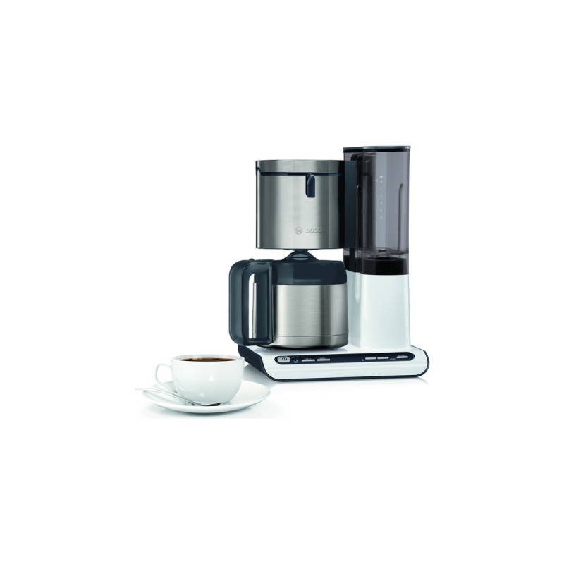 Bosch Styline TKA8A681, Filtermaschine(weiß (glänzend)/edelstahl)