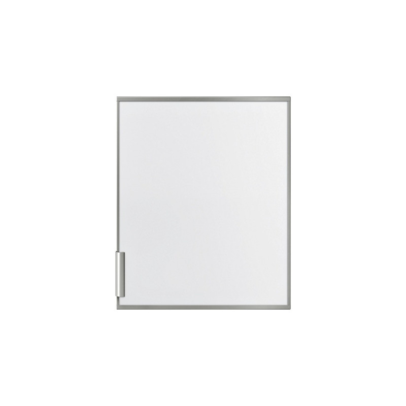 Bosch Türfront mit Alu-Dekorrahmen KFZ10AX0, Türverkleidung(weiß/silber)