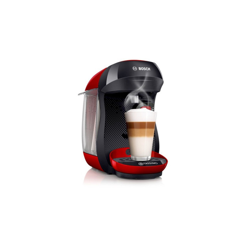 Bosch Tassimo Happy TAS1003, Kapselmaschine(schwarz/rot)