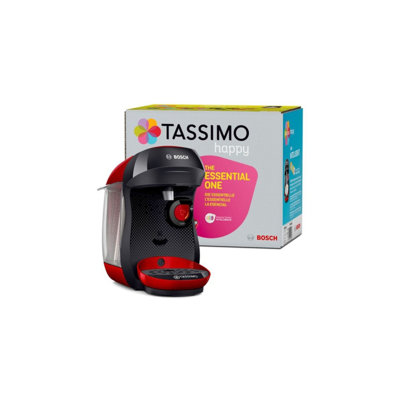 Bosch Tassimo Happy TAS1003, Kapselmaschine(schwarz/rot)